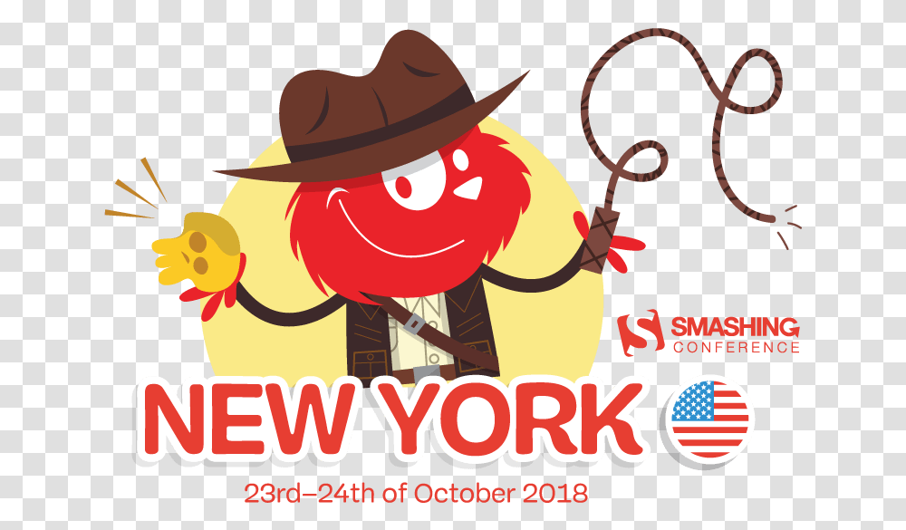 Hat Svg Indiana Jones Smashing Conference 2018 New York, Label, Poster Transparent Png