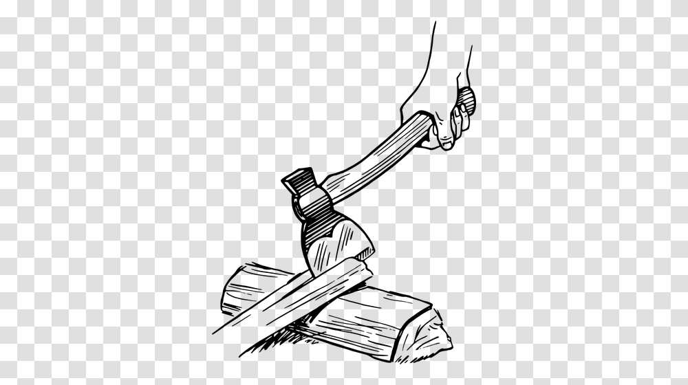 Hatchet Cutting The Wood, Gray, World Of Warcraft Transparent Png