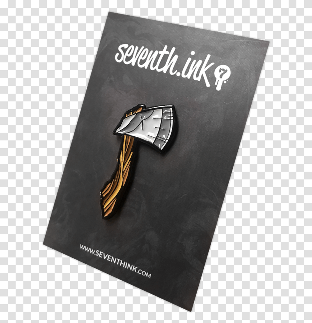 Hatchet Enamel Pin By Seventh Graphic Design, Advertisement, High Heel, Poster Transparent Png