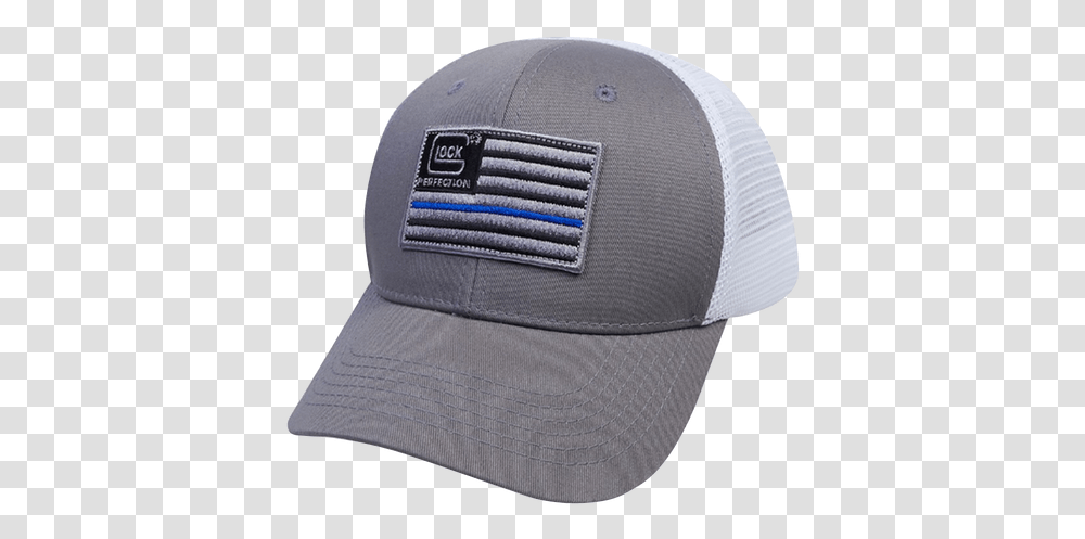 Hats Blue Line Glock Hat, Clothing, Apparel, Baseball Cap Transparent Png
