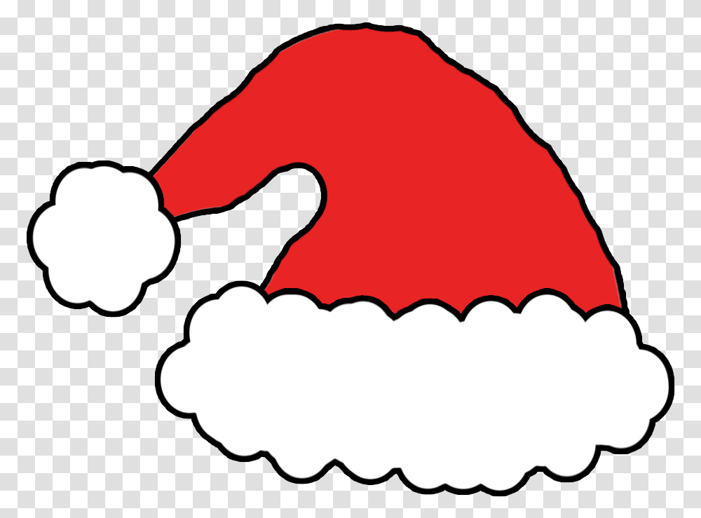 Hats Clipart Christmas Free For Santa Hat Cut Out, Nature, Outdoors, Cushion, Teeth Transparent Png