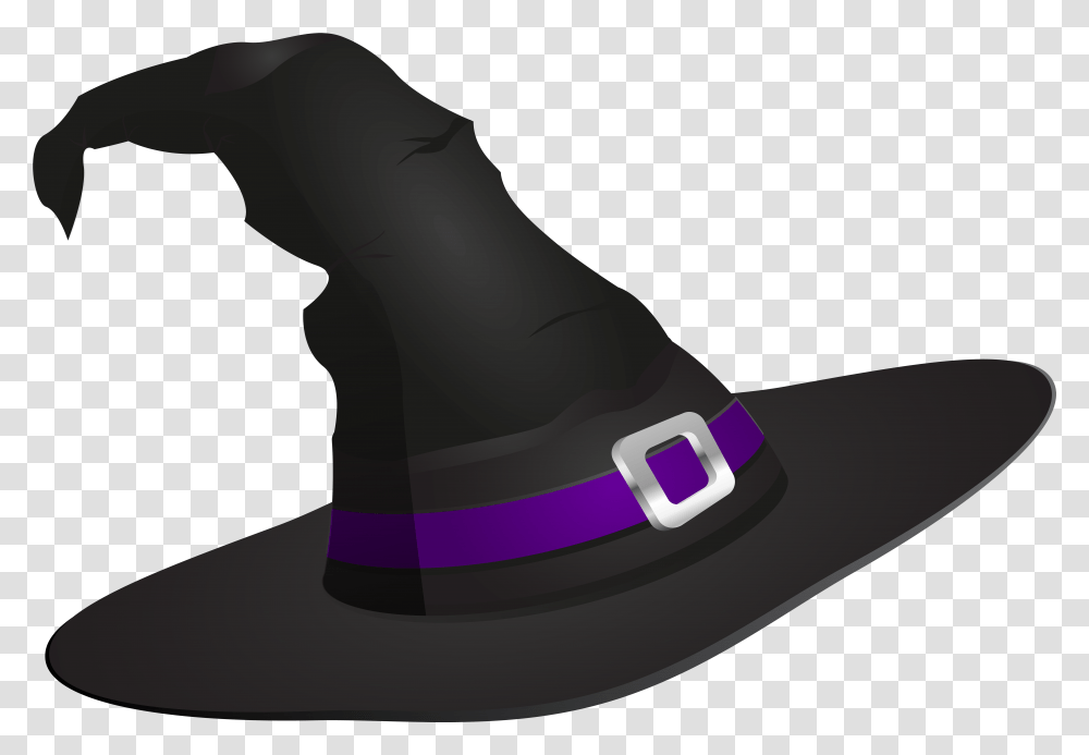 Hats Clipart Halloween Witch Hat, Clothing, Apparel, Cowboy Hat, Person Transparent Png