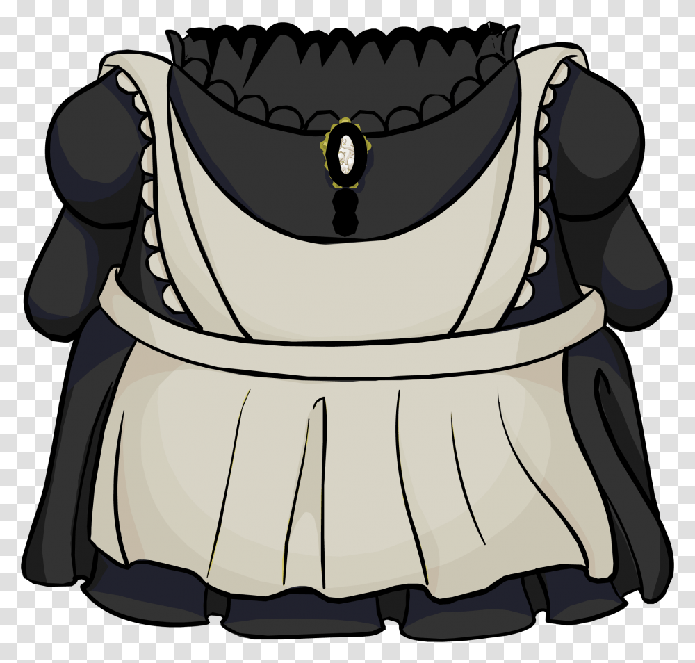 Hats Clipart Maid Bird In Maid Outfit, Furniture, Cradle, Apparel Transparent Png