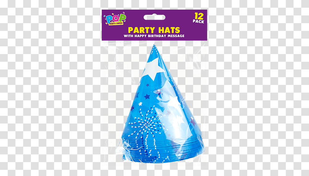 Hats Decorated Blue Birthday Clipart Full Size Clipart Party, Clothing, Apparel, Party Hat Transparent Png