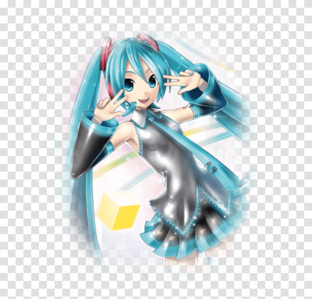 Hatsune Miku By Keiits Funny To See Her Official Hatsune Miku Project Diva F 2nd Ost, Toy, Comics, Book, Manga Transparent Png