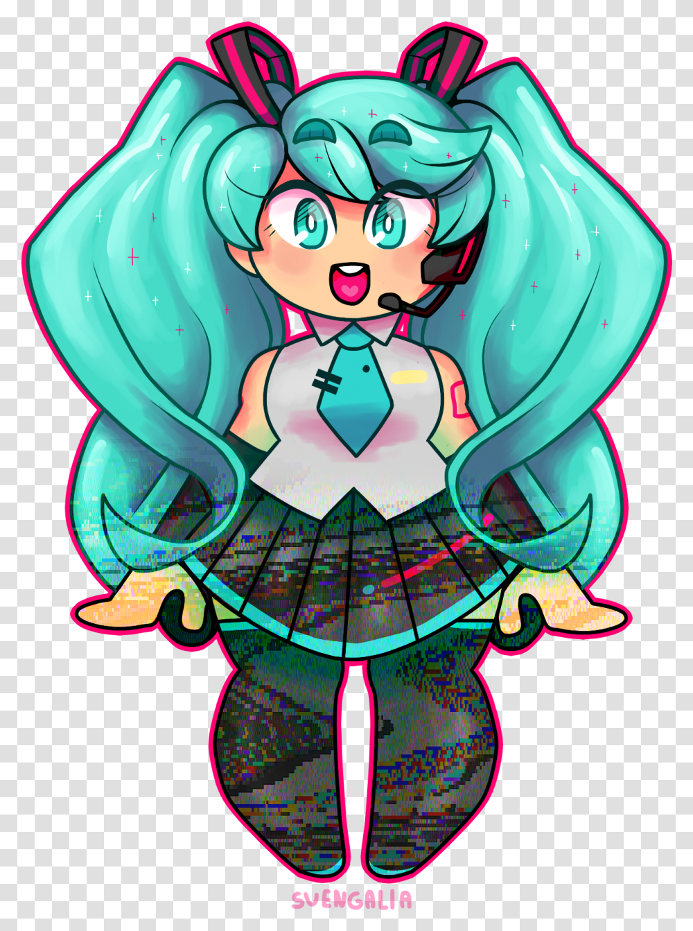 Hatsune Miku Cartoon, Birthday Cake, Female, Light Transparent Png