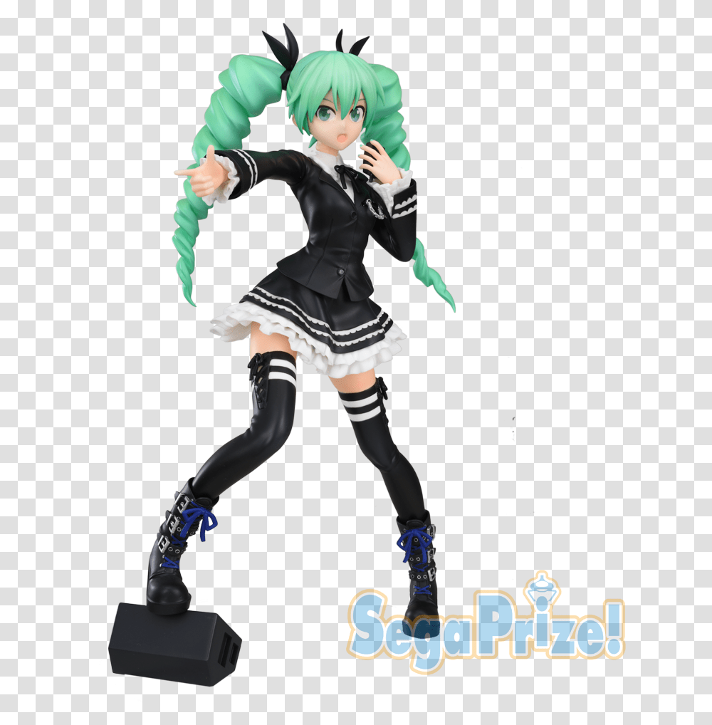 Hatsune Miku Dark Angel Hatsune Miku Dark Angel Figure, Costume, Person, Leisure Activities, Performer Transparent Png