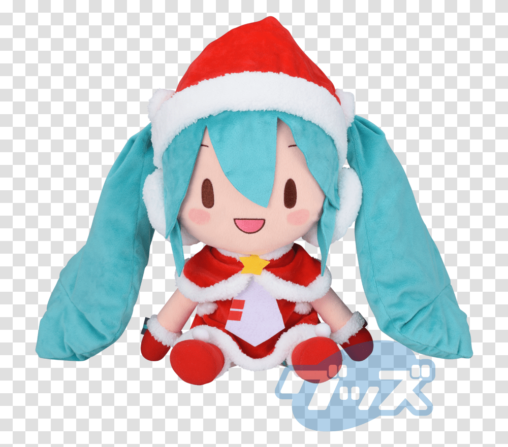 Hatsune Miku Fuwa Nuigurumi Christmas My Anime Shelf, Toy, Plush, Doll, Person Transparent Png