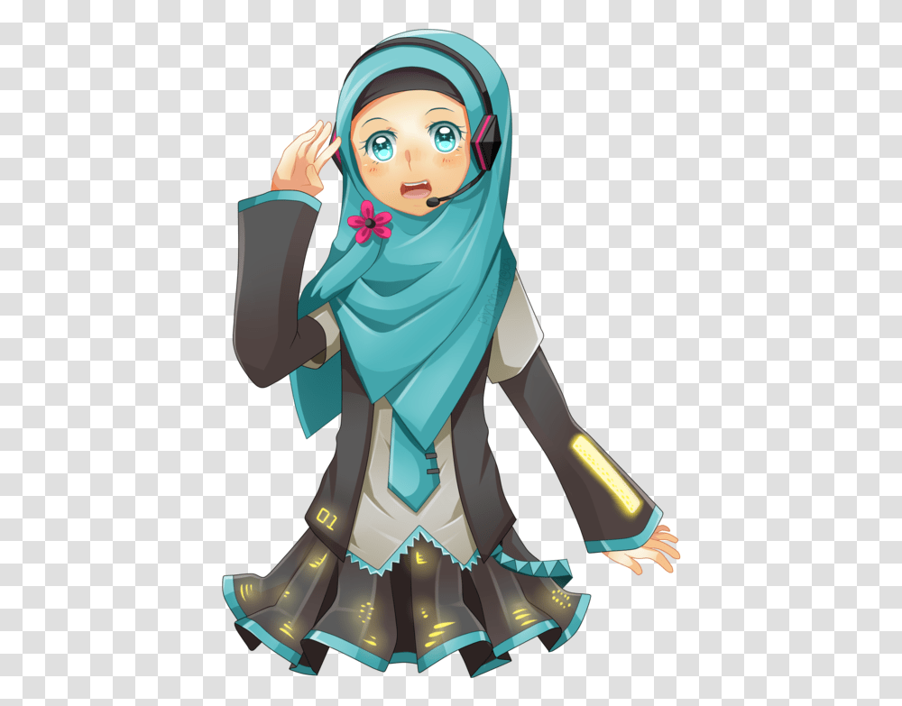 Hatsune Miku Hijab Chibi, Toy Transparent Png