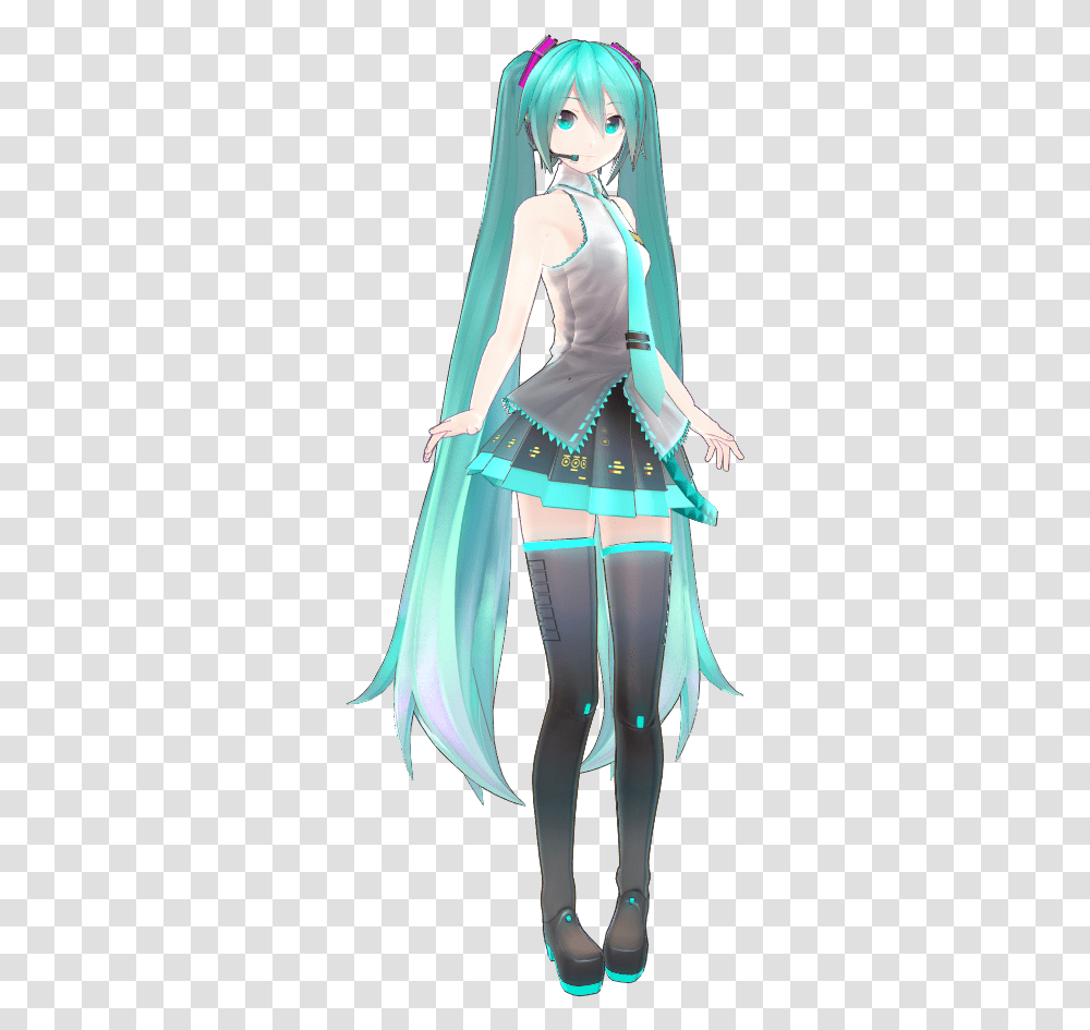 Hatsune Miku Model Download Cosplay, Doll, Costume, Sleeve Transparent Png