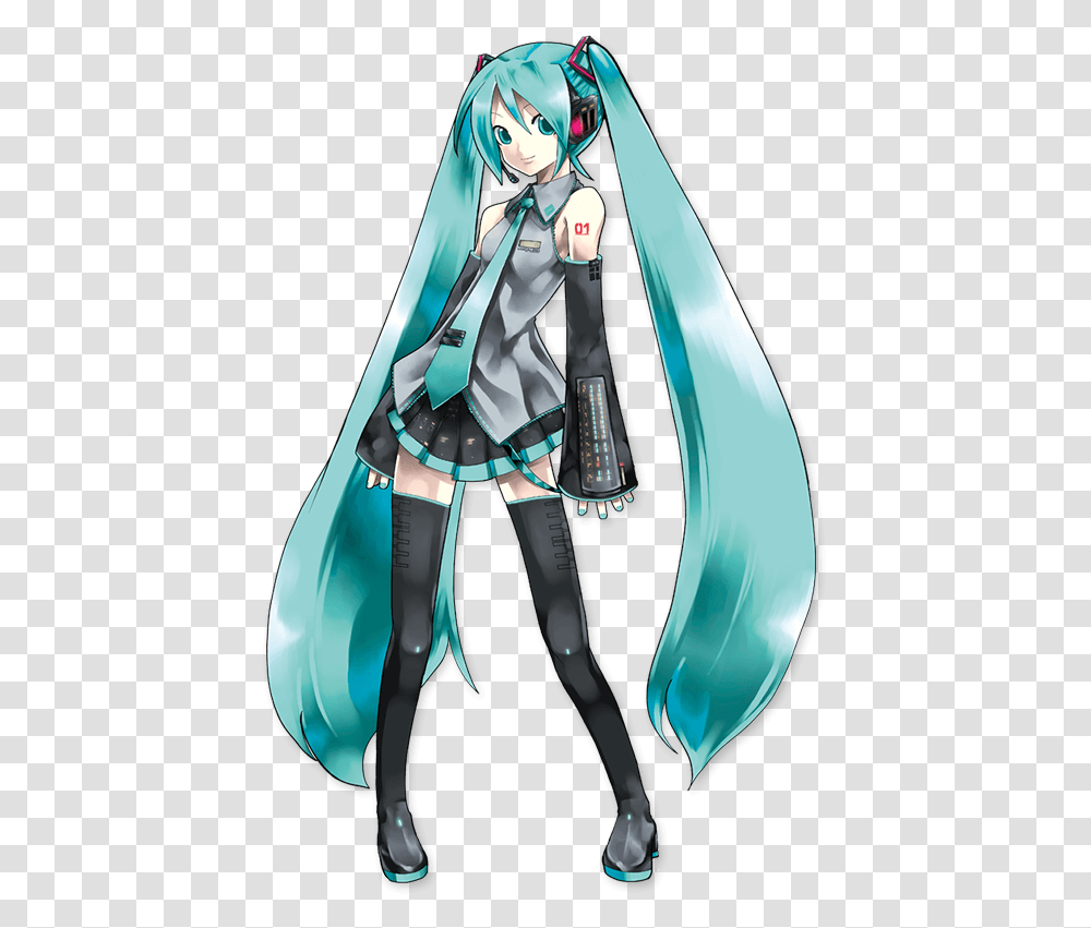 Hatsune Miku, Person, Human, Manga, Comics Transparent Png