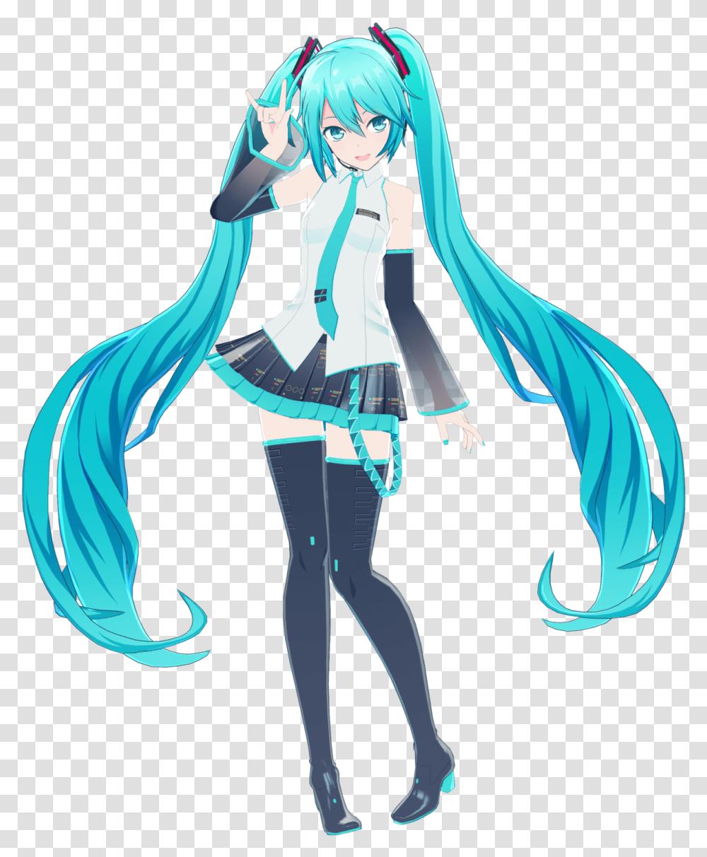 Hatsune Miku V3 By How Anime, Costume, Manga, Comics, Book Transparent Png