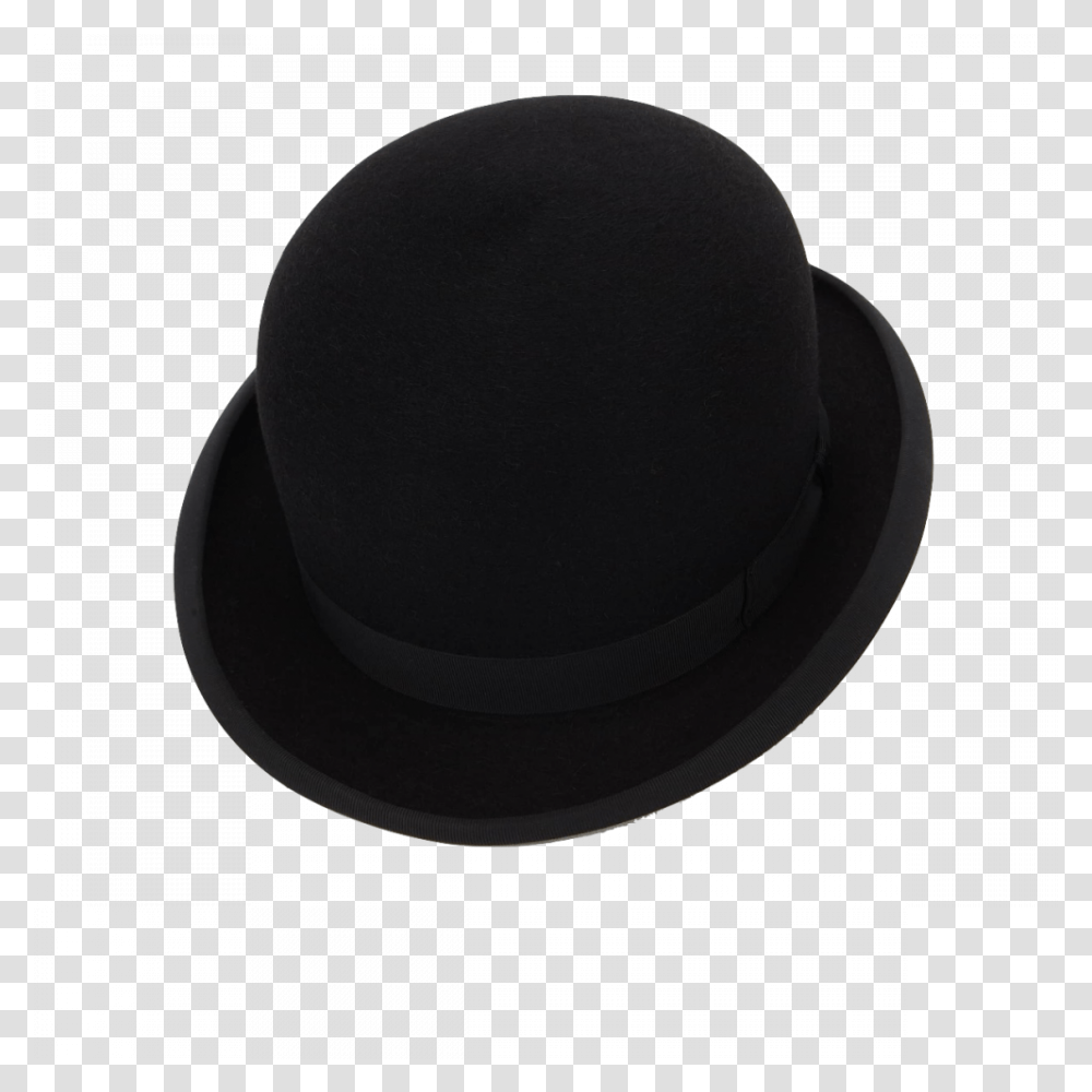 Hatters Black Town Bowler Fedora, Apparel, Sun Hat, Sombrero Transparent Png