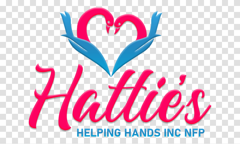 Hatties Helping Hand - An Organization Where Every Person Heart, Text, Bird, Animal, Graphics Transparent Png