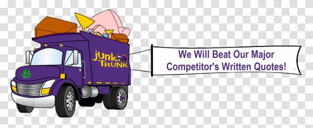 Hauling Junk Truck Clipart, Vehicle, Transportation, Van Transparent Png