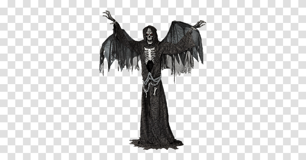 Haunted Halloween Store Halloween Angel Of Death, Clothing, Apparel, Costume, Cross Transparent Png
