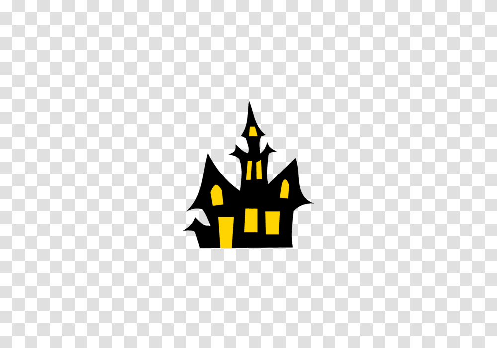 Haunted House Clipart Big House, Stencil, Crown, Jewelry Transparent Png