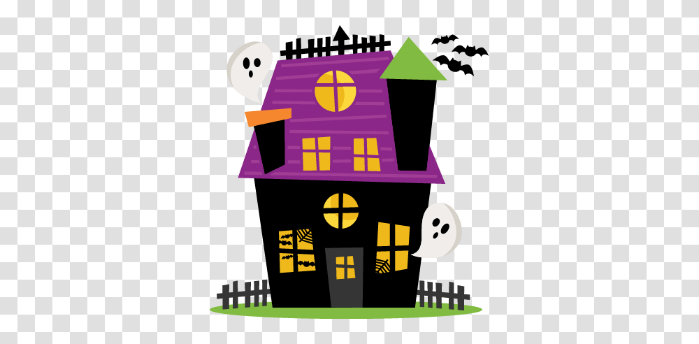 Haunted House Clipart Cute, Pac Man Transparent Png