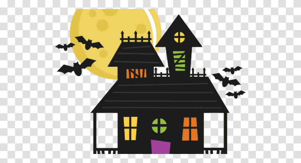 Haunted House Clipart Halloweenhaunted, Scoreboard, Vehicle, Transportation Transparent Png