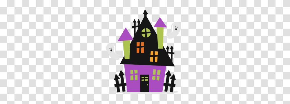 Haunted House Clipart, Poster, Building, Halloween, Doodle Transparent Png