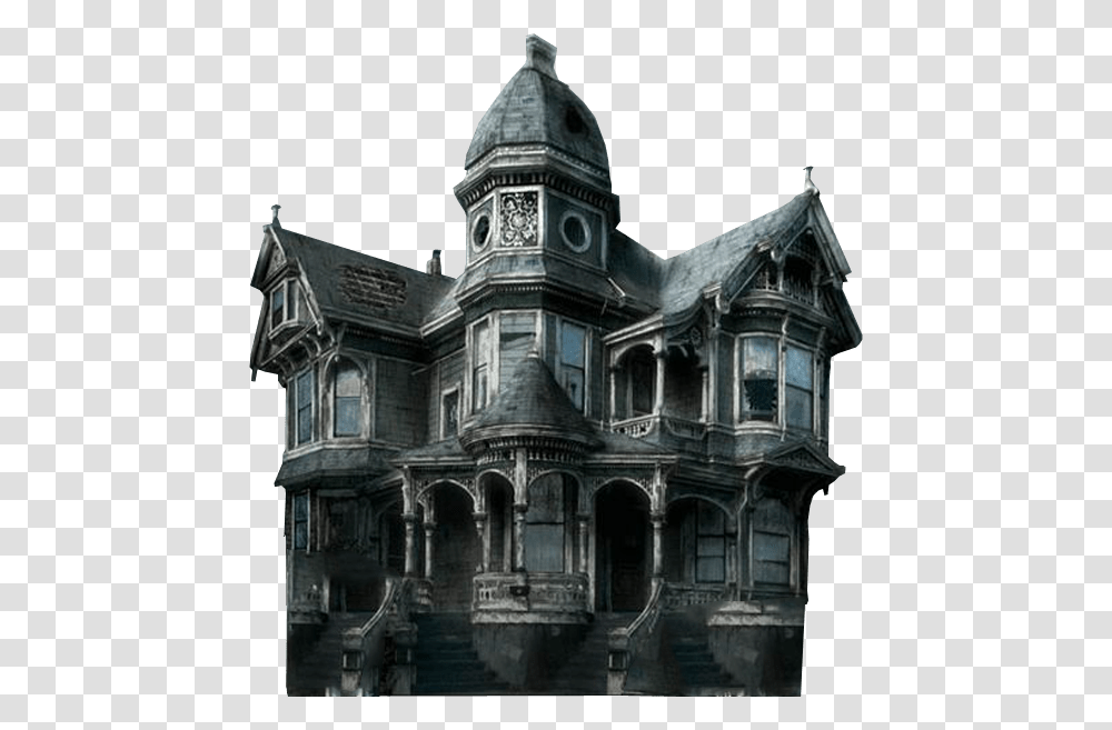 Haunted House Halloween Image Haunted House Background, Architecture, Building, Tower, Spire Transparent Png