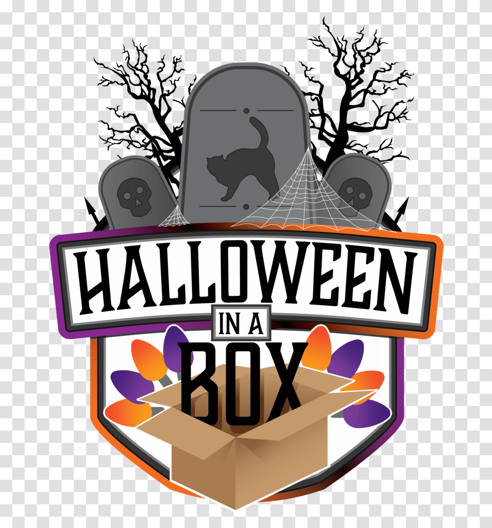 Haunted House Halloween Light Show In A Box Christmas Lights, Alcohol, Beverage, Advertisement Transparent Png