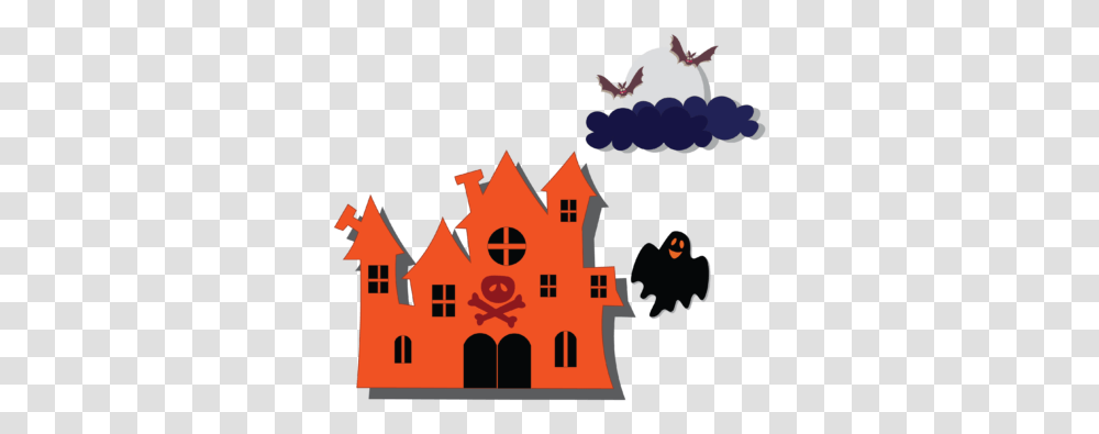 Haunted House Halloween Vector Vector Graphics, Poster, Art, Theme Park Transparent Png