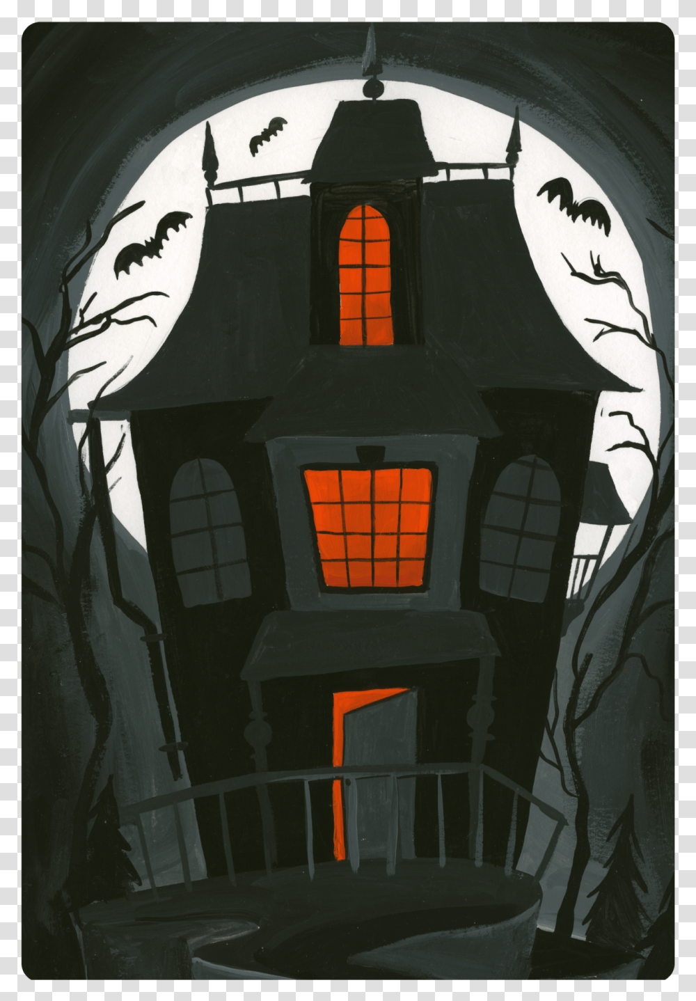Haunted House Print Amp Cut File, Building, Architecture, Crypt Transparent Png