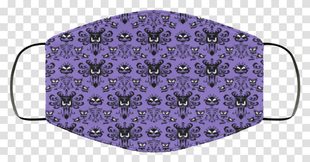 Haunted Mansion Cloth Face Mask Royal Caribbean Face Masks, Clothing, Rug, Purse, Accessories Transparent Png