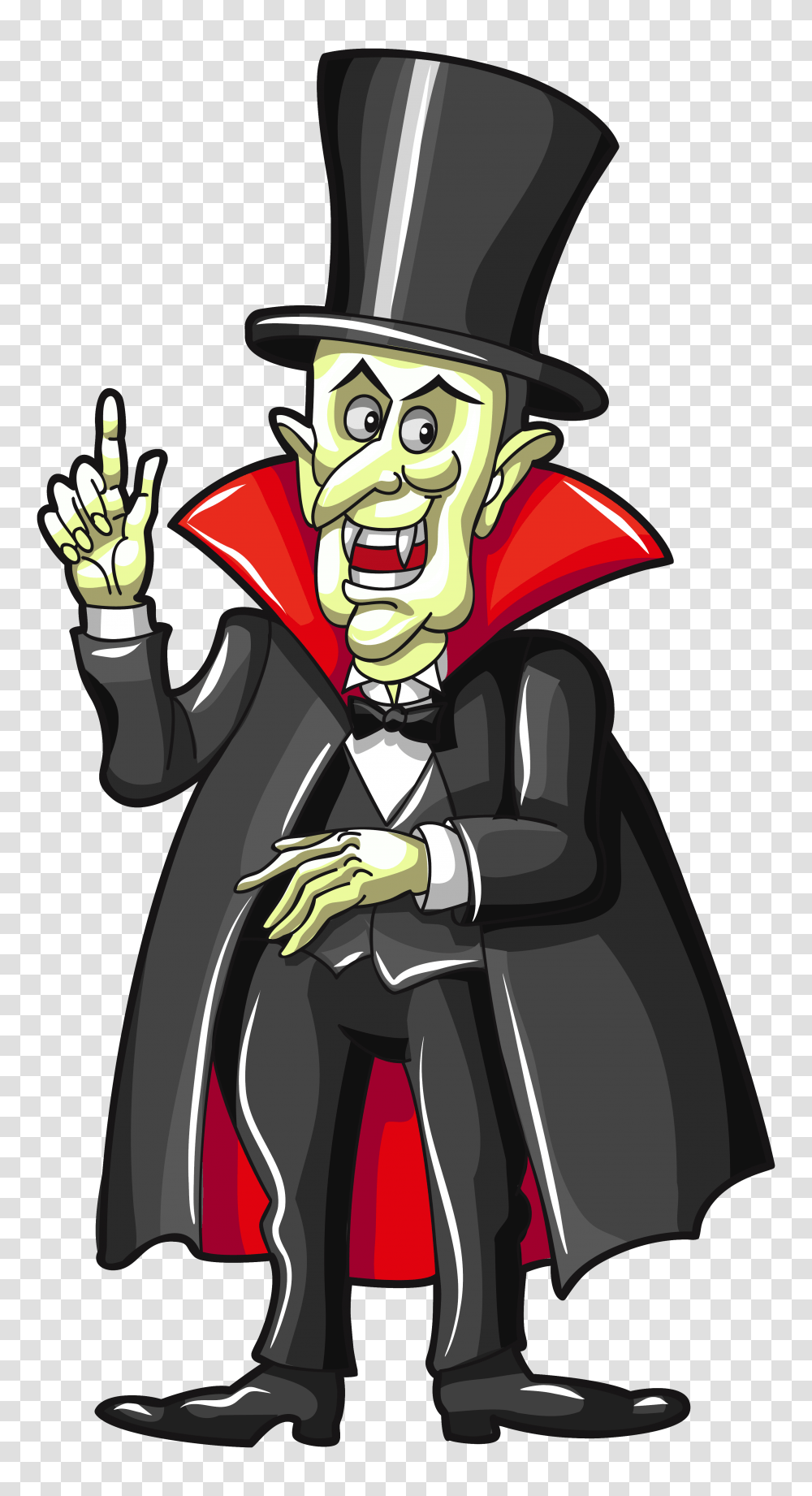 Haunted Vampire Clipart, Performer, Magician Transparent Png