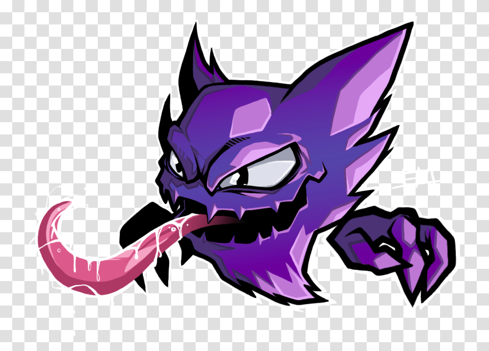 Haunter Image, Purple, Dragon Transparent Png