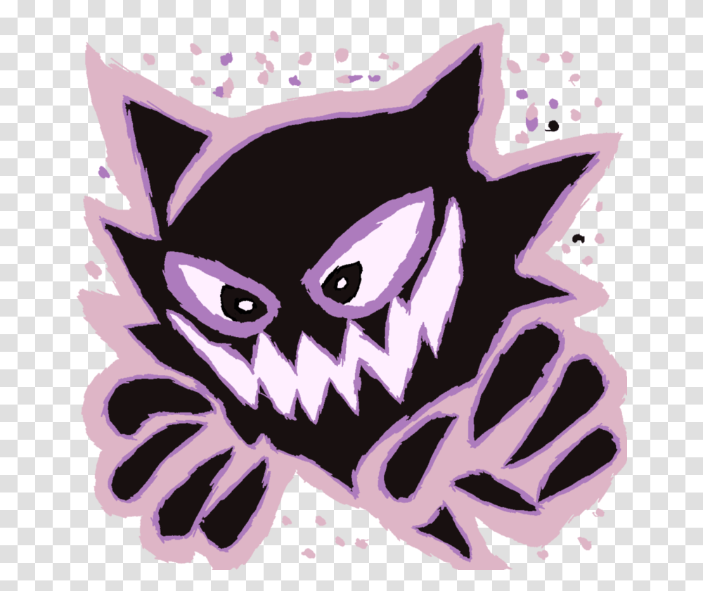 Haunter Pokemon Red Sprite, Graphics, Art, Poster, Label Transparent Png