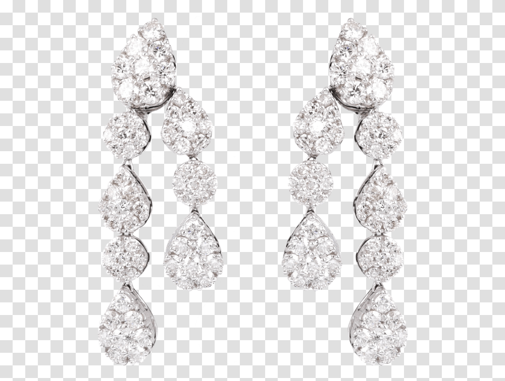 Haute Vault Tiffany Diamond Earrings On Black Background, Accessories, Accessory, Jewelry, Gemstone Transparent Png