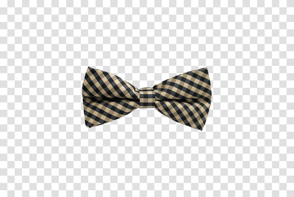 Hautebutch Tan And Black Checkered Bow Tie Checkered Bowtie, Accessories, Accessory, Rug, Necktie Transparent Png