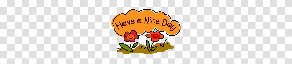 Have A Nice Day Clip Art, Plant, Floral Design, Poster Transparent Png