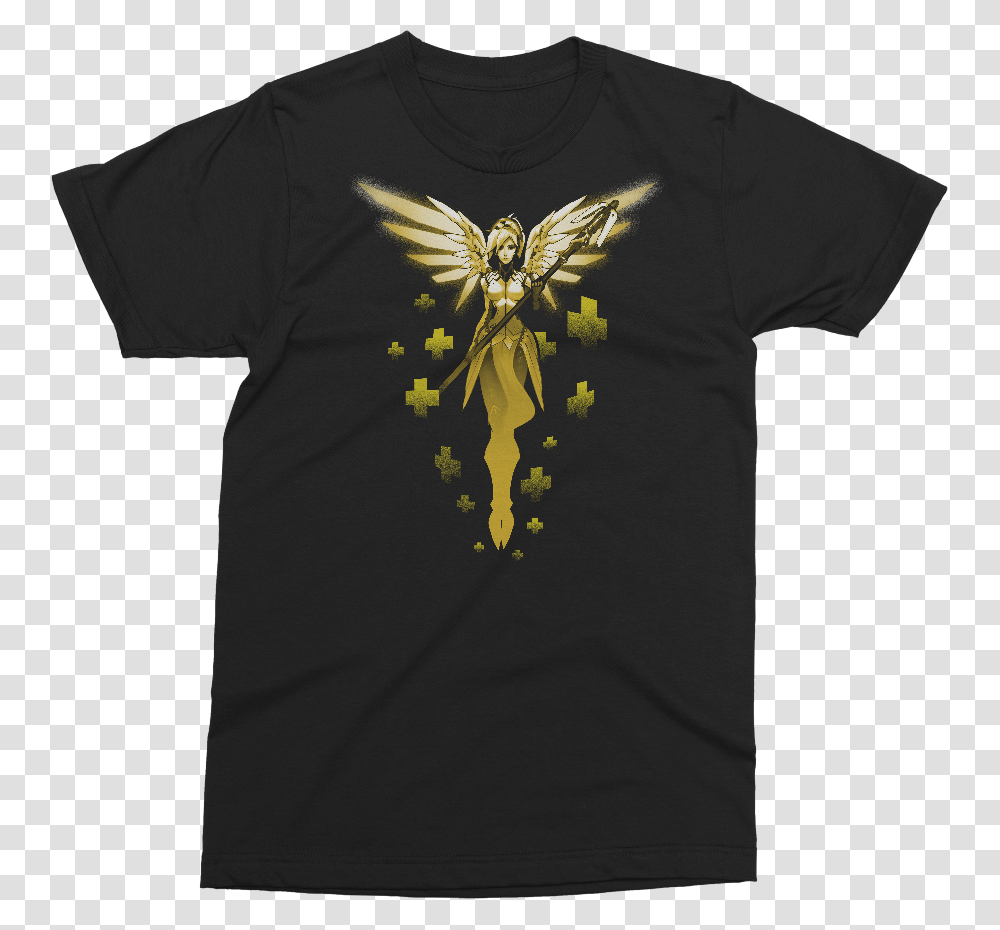 Have Mercy Premium Tee Mercy Black Shirt Overwatch, Apparel, T-Shirt, Sleeve Transparent Png