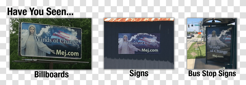 Have You Seen Banner, Monitor, Screen, Electronics, Display Transparent Png