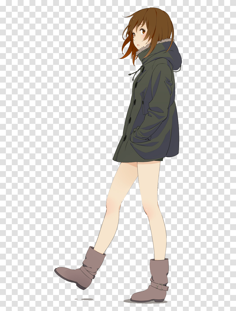 Have Your Cake And Eat It Too Anime Girl Standing, Sleeve, Long Sleeve, Person Transparent Png