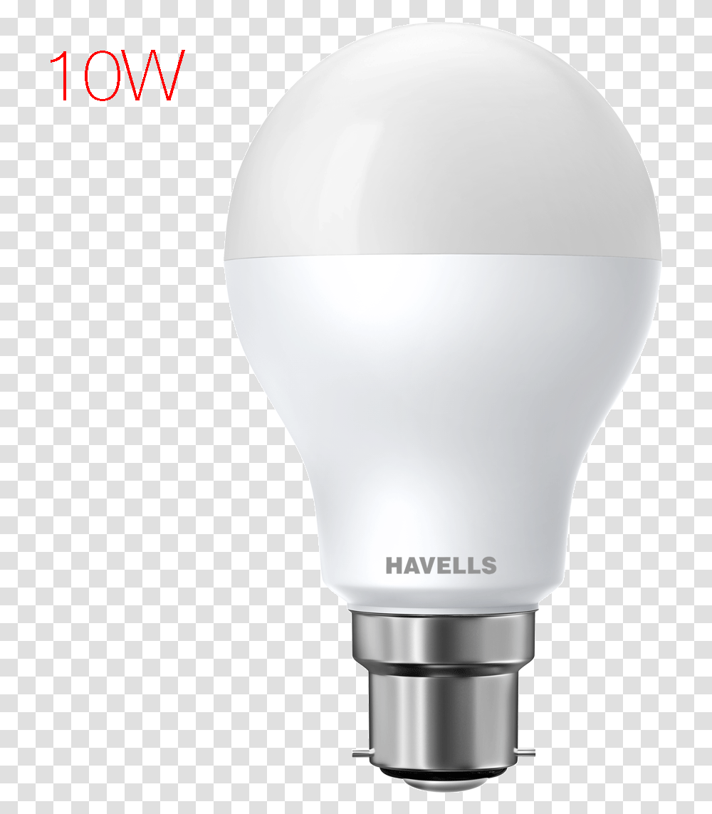 Havells 10 Watt Led Bulb, Light, Lighting, Balloon, Helmet Transparent Png