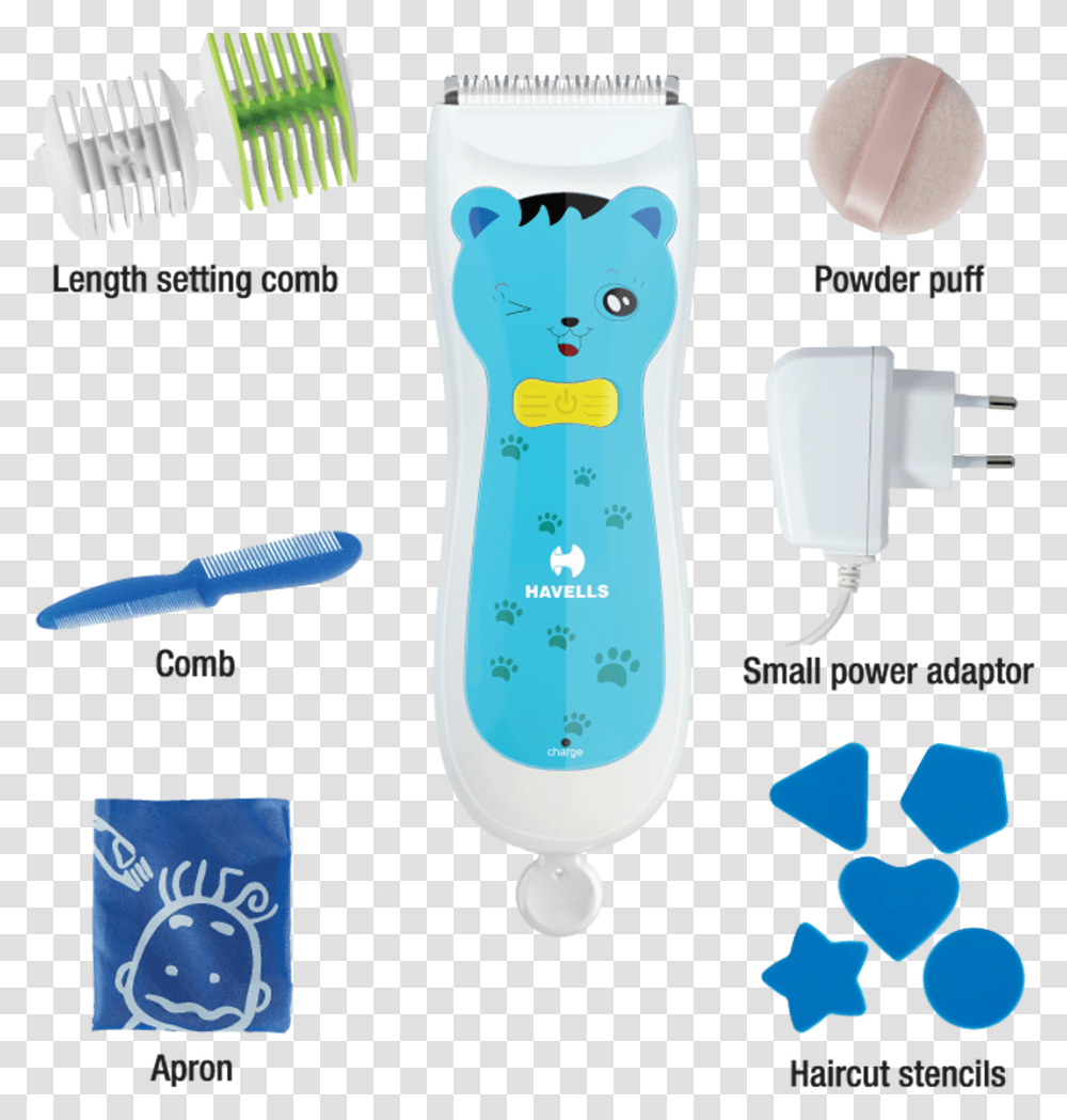 Havells Baby Hair Clipper, Toothbrush, Tool, Electronics Transparent Png
