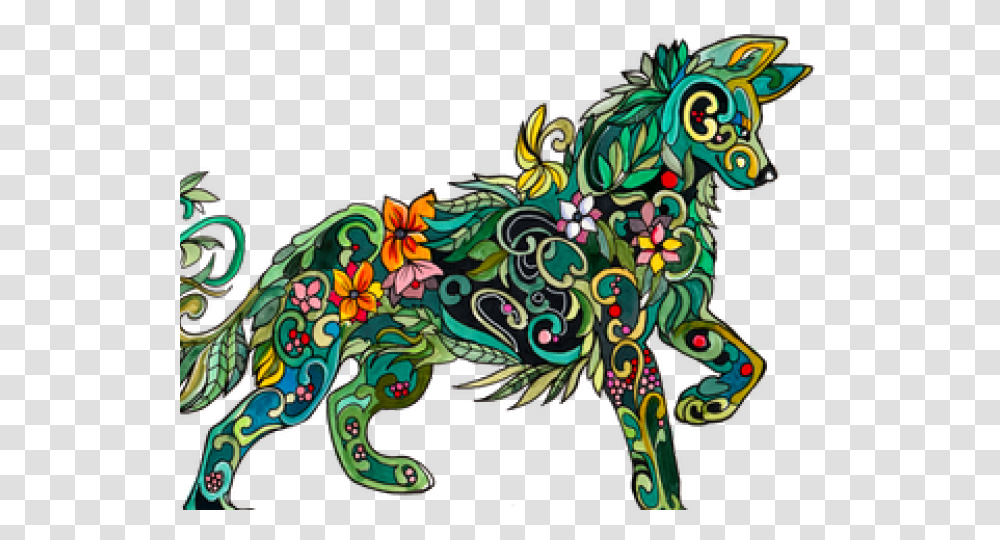 Haven Clipart All Things Bright And Beautiful Nature Escapes Intricate Animals And Patterns, Dragon Transparent Png