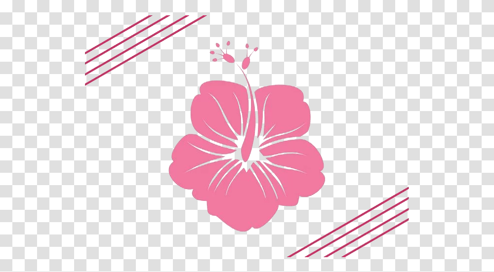 Hawaii Flower Silhouette Clip Art Artistic Spring Pink Hawaiian Flower Vector Free, Hibiscus, Plant, Blossom Transparent Png