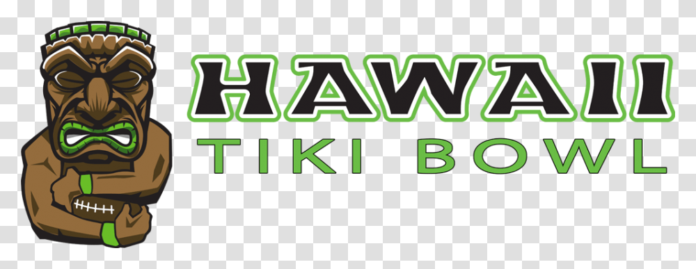 Hawaii Tiki Bowl Logo, Word, Green, Plant Transparent Png