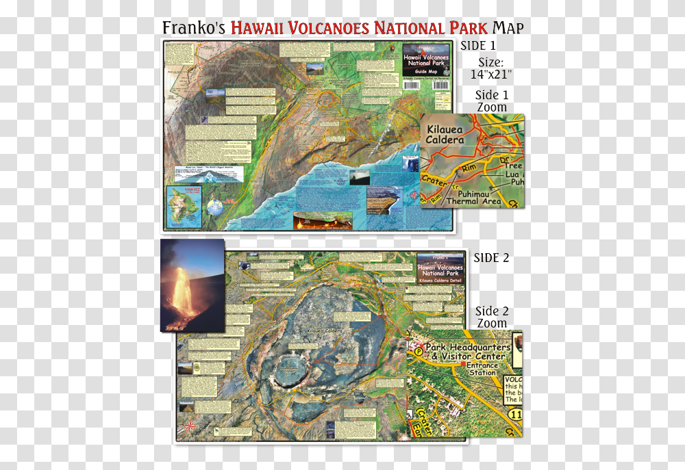 Hawaii Volcano Fissures Map, Diagram, Plot, Atlas, Monitor Transparent Png
