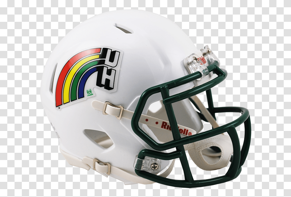 Hawaii Warriors Riddell Mini Speed Helmet Seahawks Helmet, Apparel, Football Helmet, American Football Transparent Png