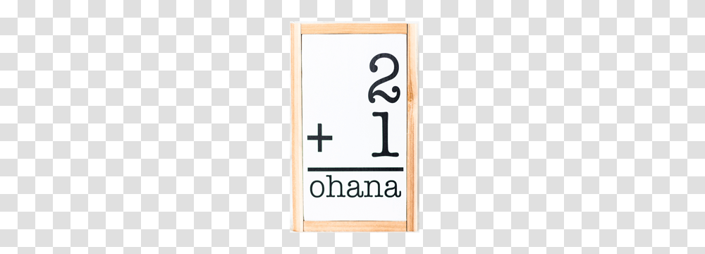 Hawaiian Baby Gift For Expecting Ohana, Number, Wood Transparent Png