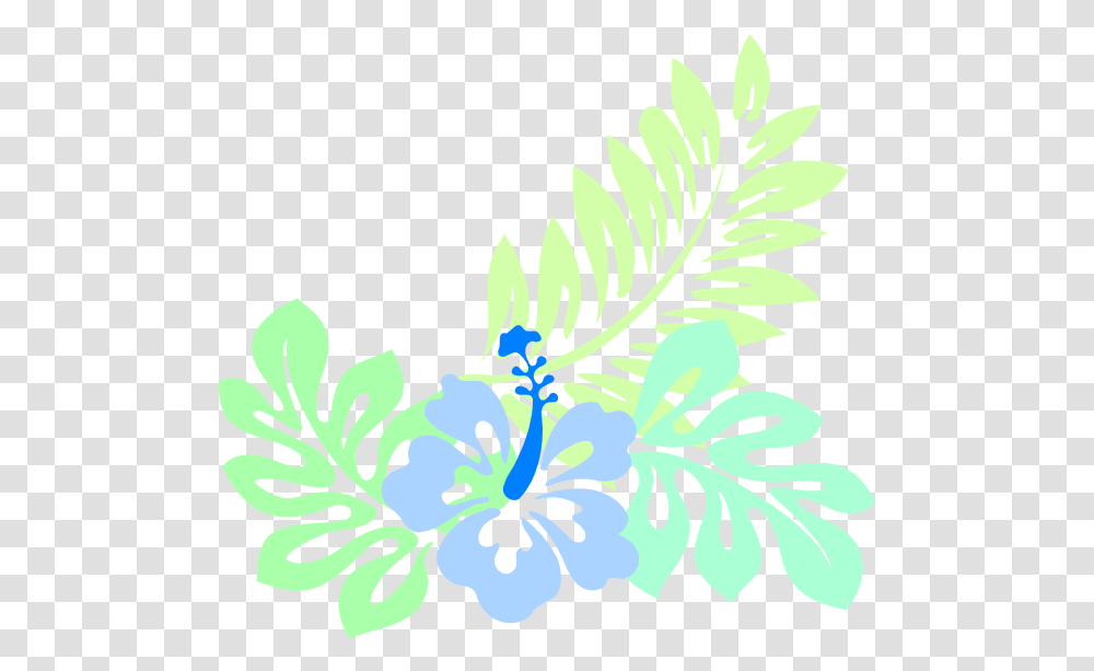 Hawaiian Blue Clip Art Vector Clip Art Online Secondary Growth In Flowering Plants, Graphics, Floral Design, Pattern, Leaf Transparent Png