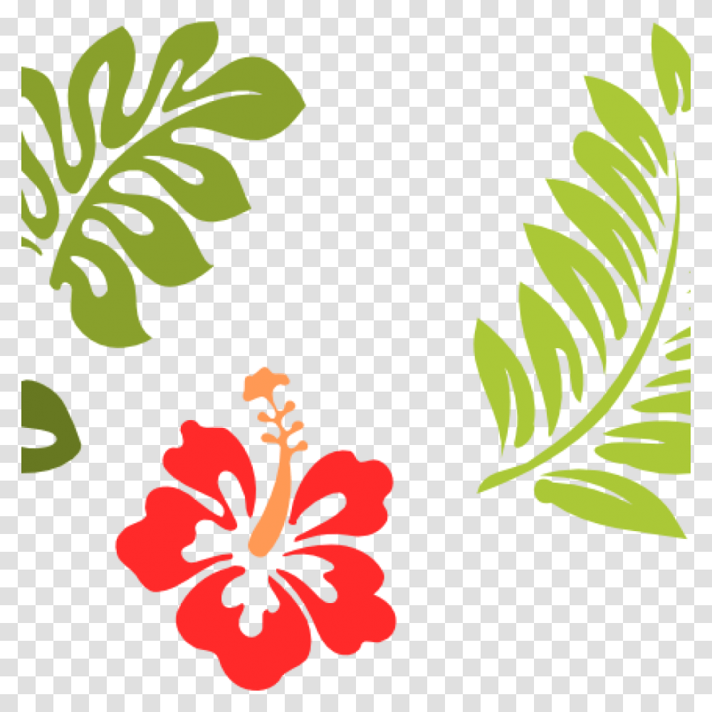 Hawaiian Clip Art Stencils Free Vector Online Clipart Download, Plant, Green, Flower, Blossom Transparent Png
