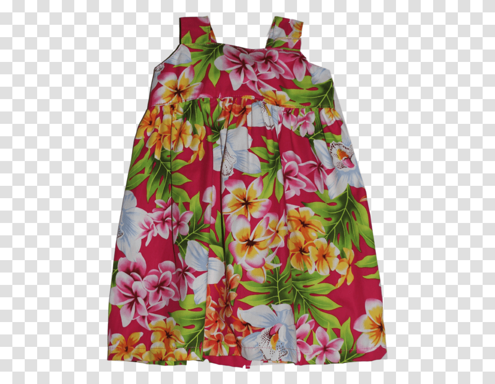 Hawaiian Floral Dress A Line, Apparel, Skirt, Female Transparent Png