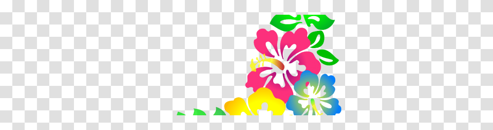 Hawaiian Flower Clip Art Three Flowers, Plant, Floral Design, Pattern Transparent Png